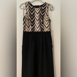 Vince CAMUTO sparkly chevron jumpsuit